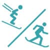 Ski & Snowboard Icon